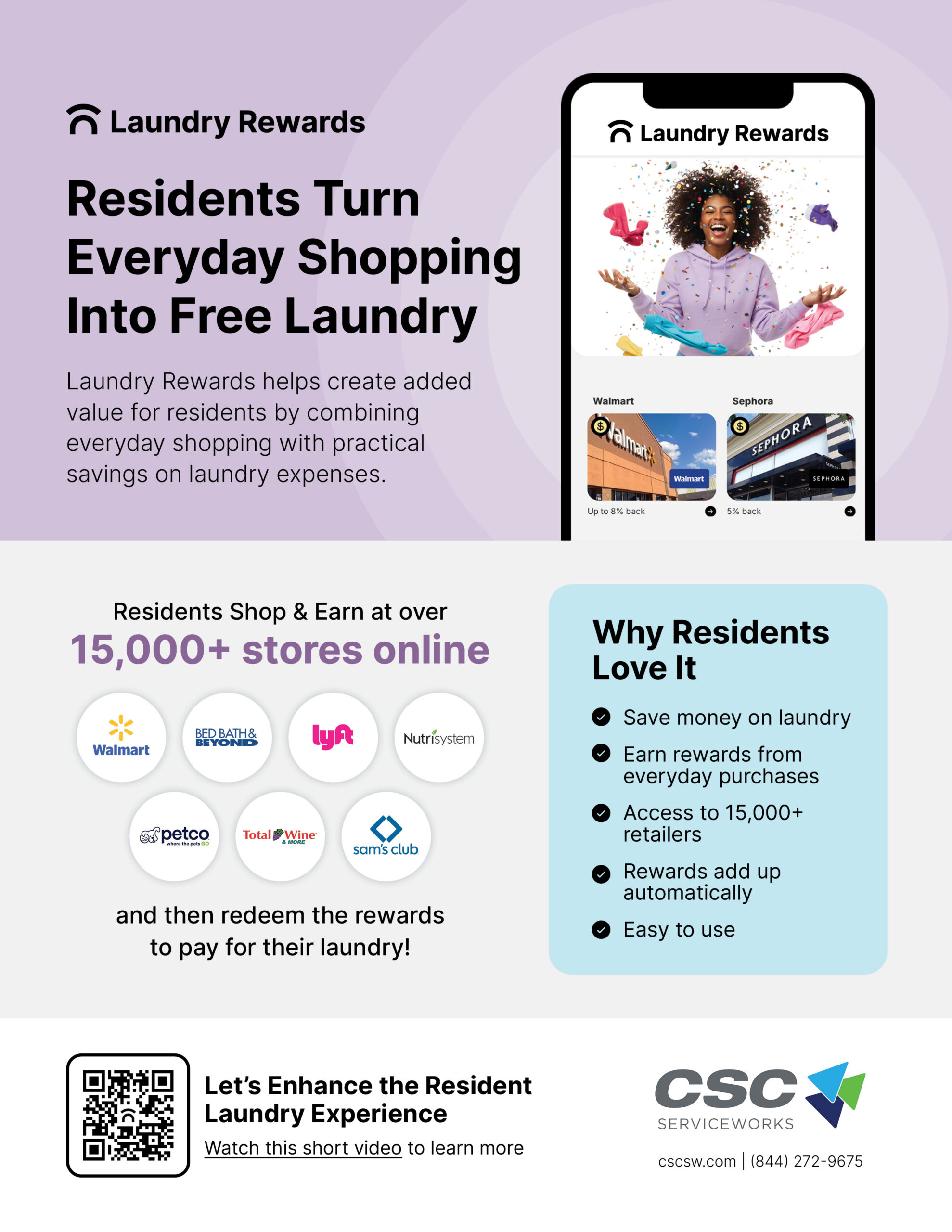 Laundry Rewards Flyer